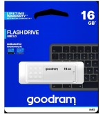 GoodRAM Pendrive 16GB UME2 white USB 2.0 - retail blister - UME2-0160W0R11