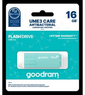 GoodRAM Pendrive 16GB UME3 CARE - ANTIBATTERICA - USB 3.0 - UME3-0160CRR11