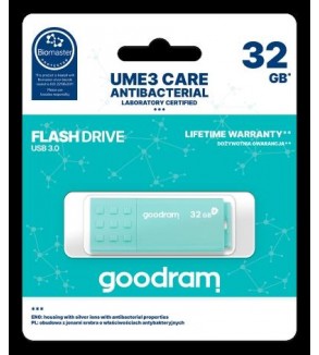 GoodRAM Pendrive 32GB UME3 CARE - ANTIBATTERICA - USB 3.0 - UME3-0320CRR11