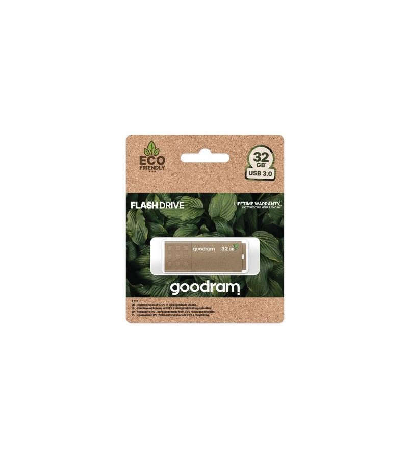 GoodRAM Pendrive 32GB UME3 GREEN USB 3.0 - retail blister - UME3-0320EFR11