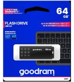 GoodRAM Pendrive 64GB BLACK USB 3.0 - retail blister - UME3-0640K0R11