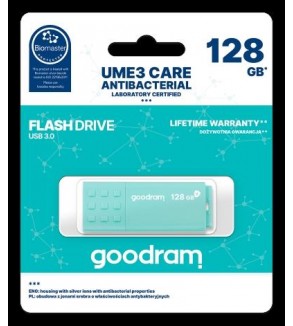 GoodRAM Pendrive 128GB UME3 CARE - ANTIBATTERICA - USB 3.0 - UME3-1280CRR11