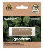 GoodRAM Pendrive 128GB UME3 GREEN USB 3.0 - retail blister - UME3-1280EFR11