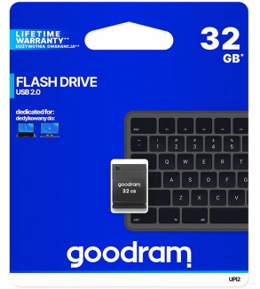 Goodram Pendrive UPI2 32GB USB MINI 2.0 blk - retail blister - UPI2-0320K0R11
