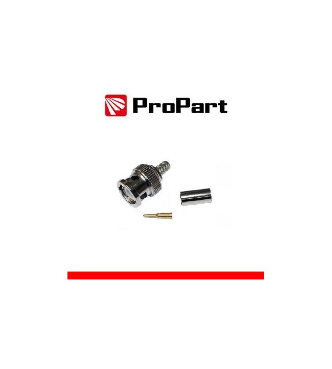 100pz x BNC a crimpare per cavo RG6