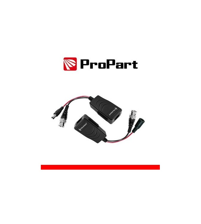 Coppia di Balun video HD cat5e/6 ad 1 canale e alimentazione