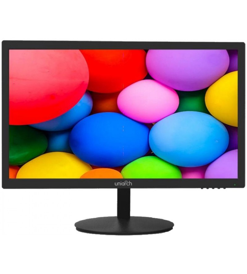 Uniarch Monitor LED 22'' FullHD, 7g H24, 5ms, basso consumo