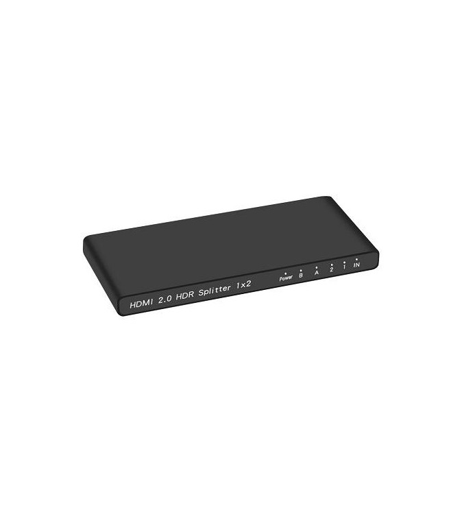 Splitter HDMI 1x2, 18G HDMI 2.0  4K2K@60Hz con Downscaling