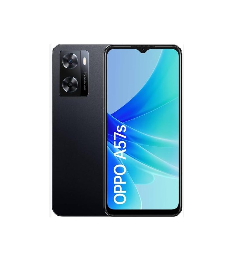 OPPO A57s Starry Black ,4GB,128GB--BRAND